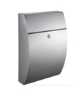 Stainless steel wall mounted locking mailbox