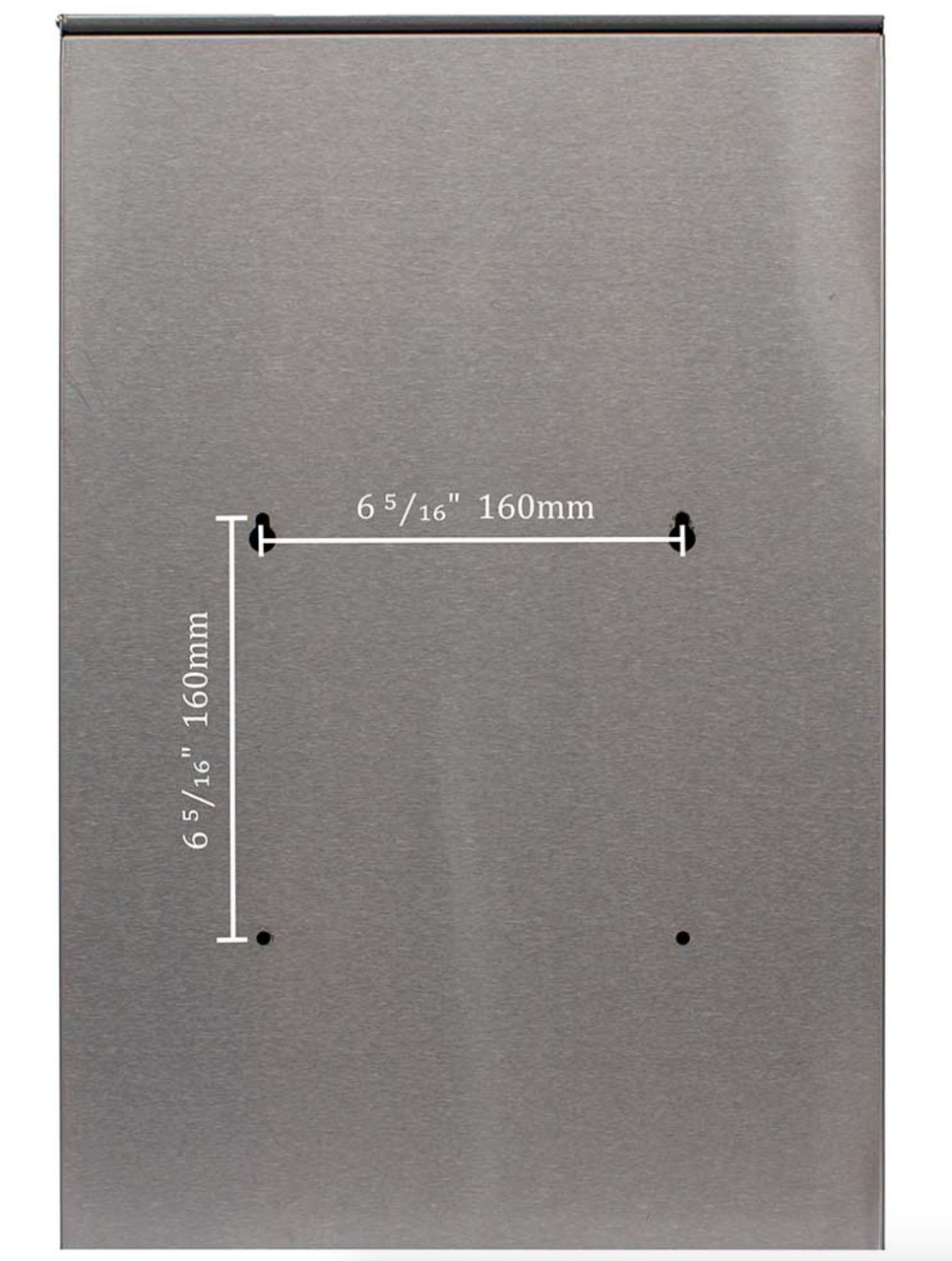 Stainless Steel Modern Wall Mounted Locking Mailbox