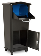 Both doors open Large Parcel Drop Box for Packages and Large Envelopes 