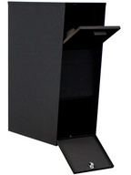 Extra Large Curbside Vacationeer Mailbox doors opened