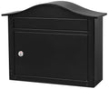 Locking Wall Mount Mailbox black