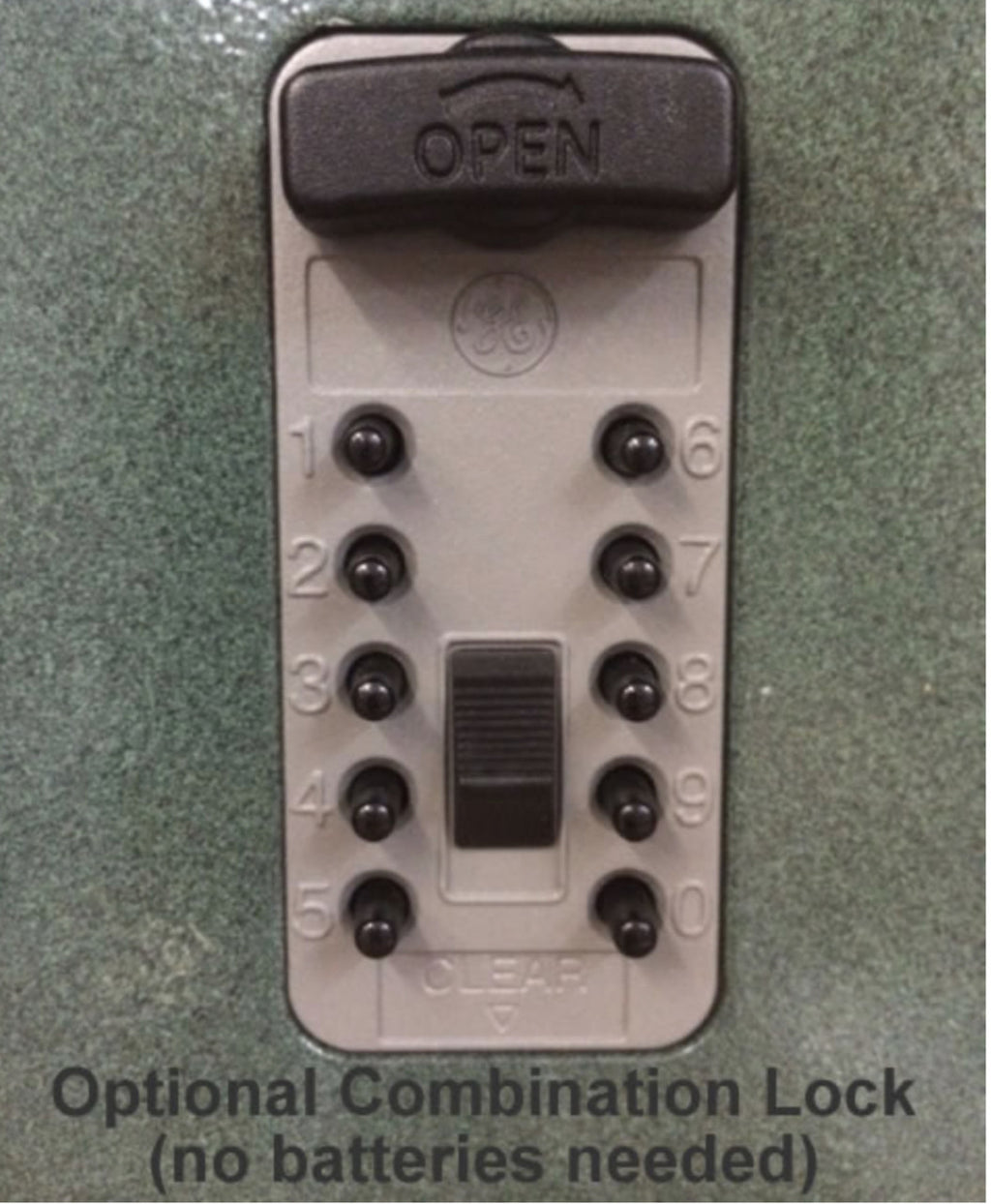 Optional keypad no batteries needed