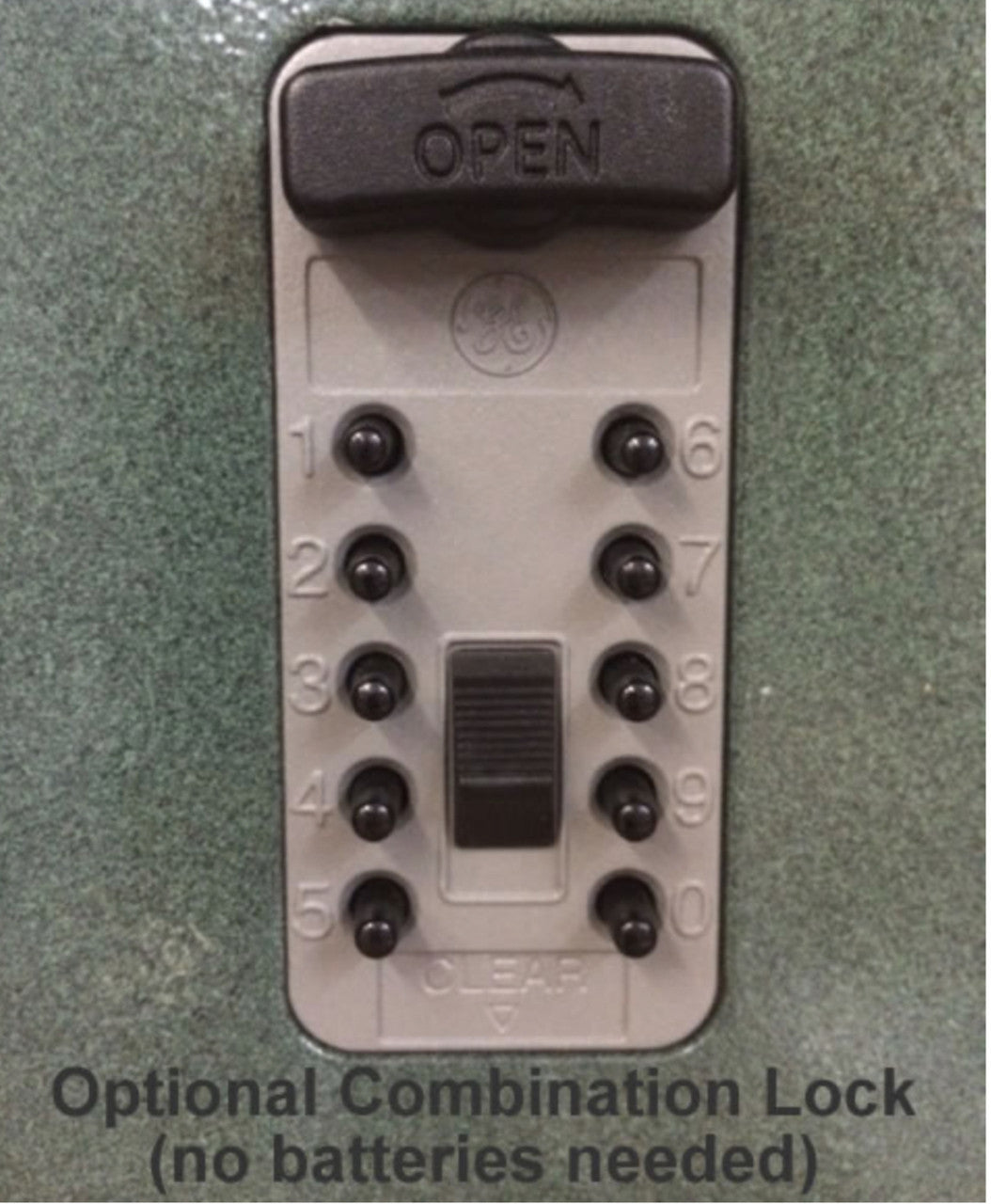 Optional keypad no batteries needed