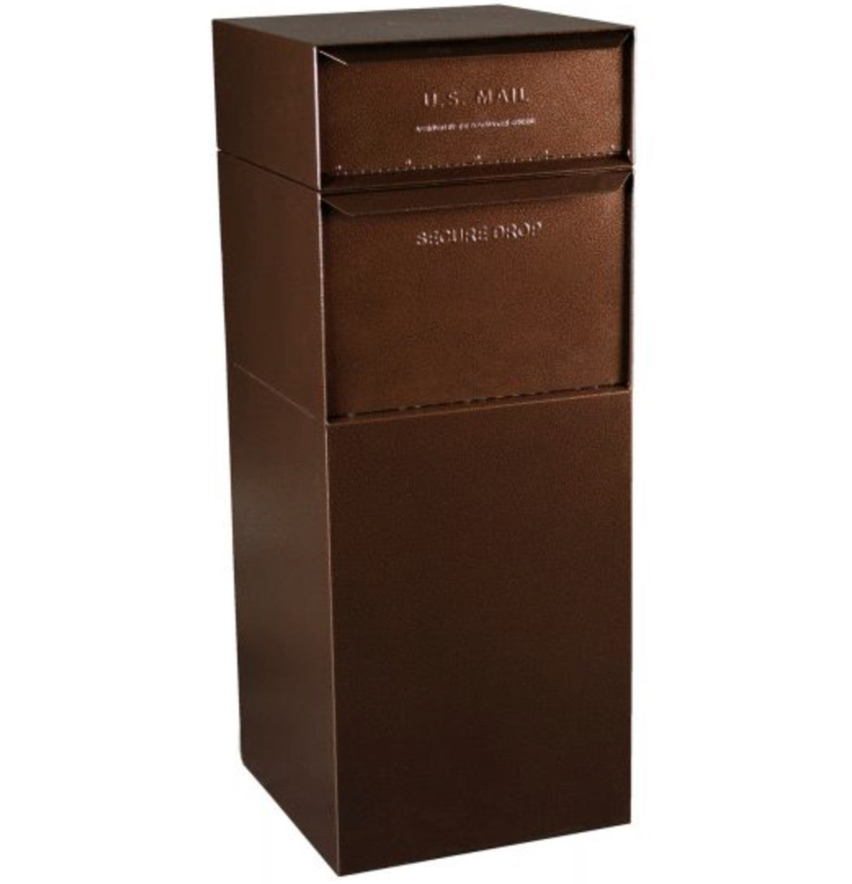 Bronze Extra Large Mailbox for Packages with Separate US Mail Receptacle 