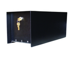 Locking Rural Mailbox with Rear Access rear view