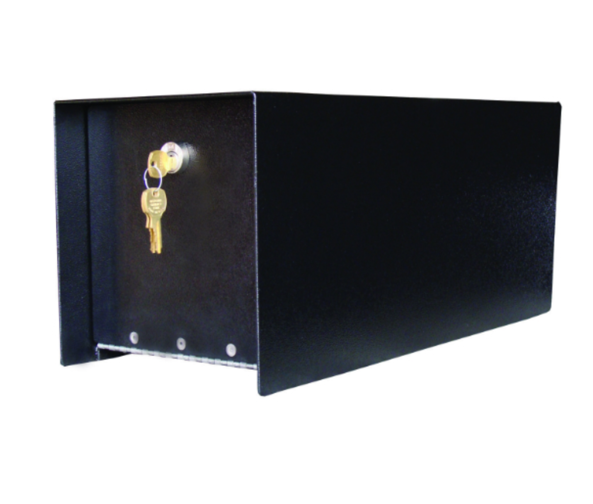Locking Rural Mailbox with Rear Access rear view
