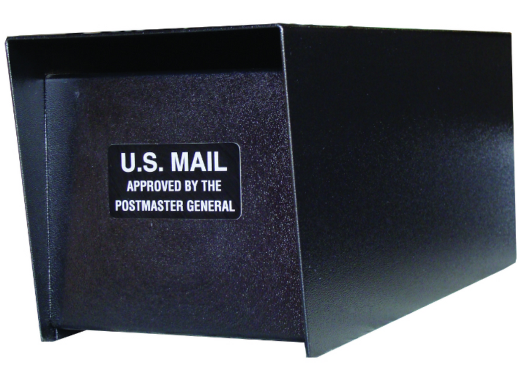 Locking Rural Mailbox with Rear Access front view