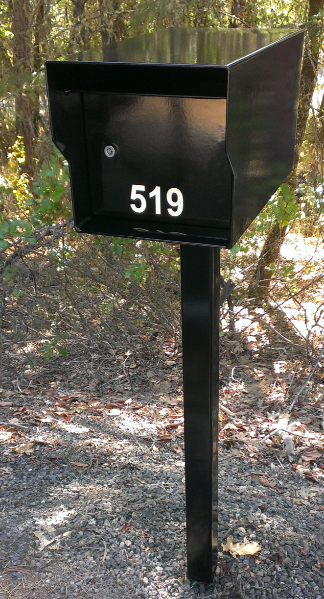 Rural Locking Mailbox Heavy Duty 1/8 Inch Steel (FKM1Rural)