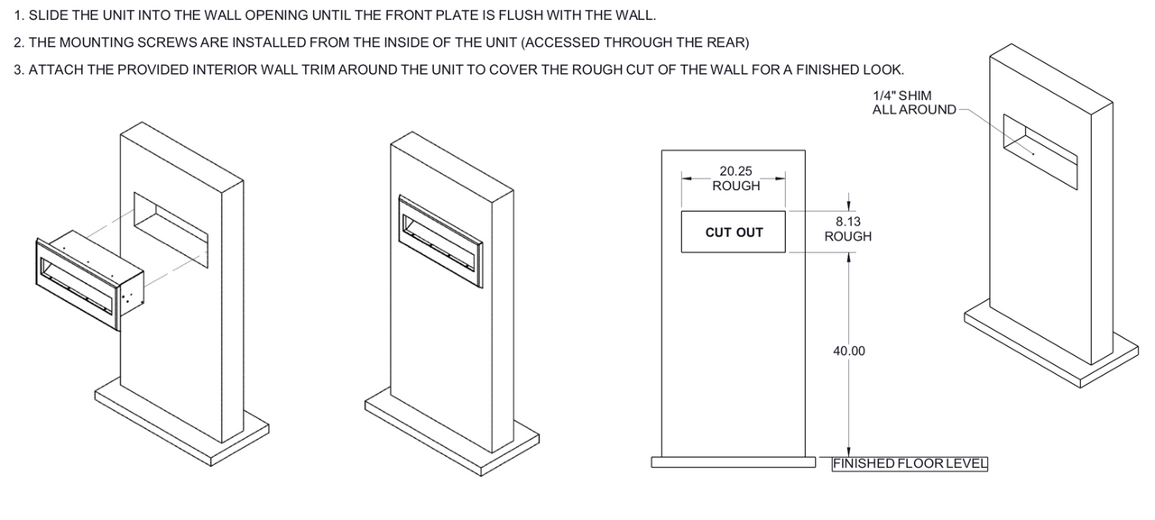 Stainless Steel Through Wall Interior Drop Slot Installation Tips