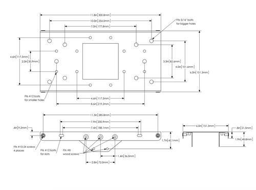 Mailbox Bracket Dimensions