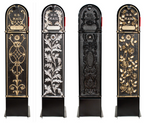 Decorative Locking Package Mailbox color options