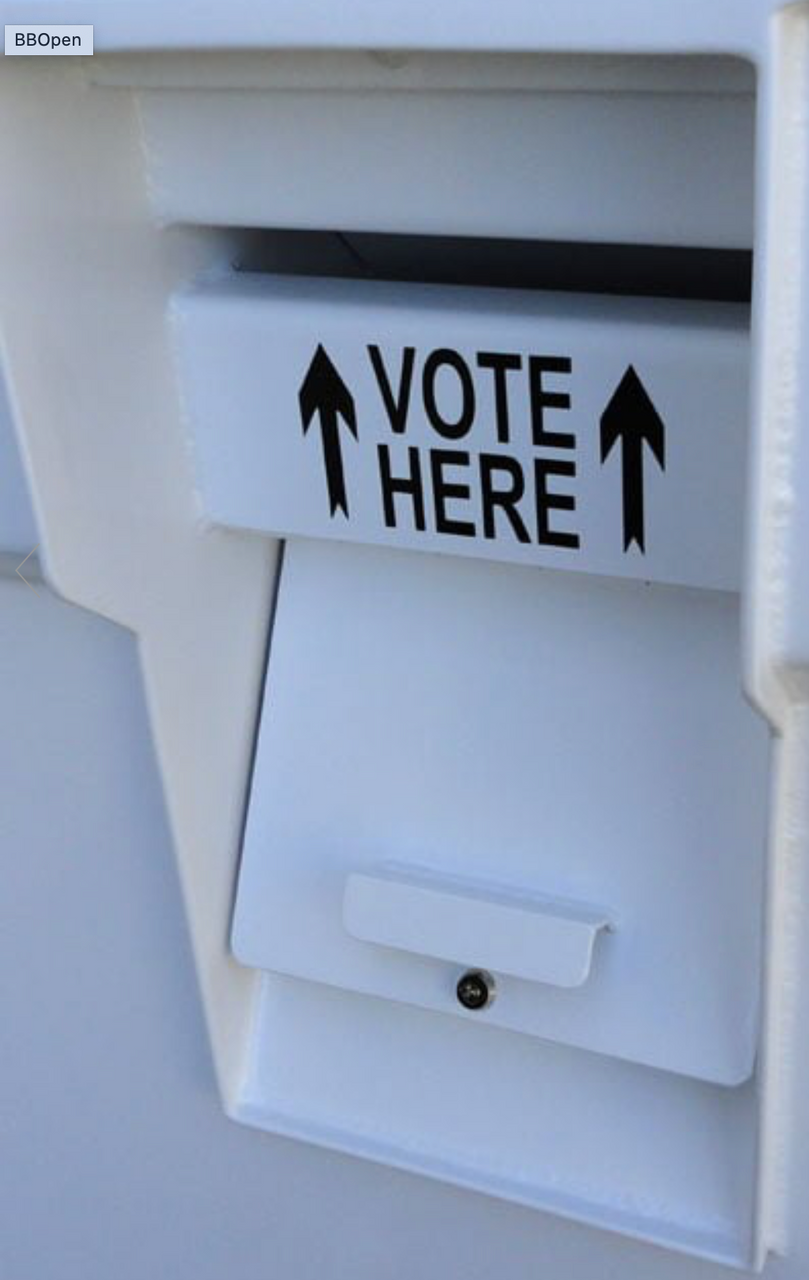 Ballot Dropbox opening