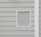 Through Wall Package Drop installed