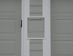 Through Wall Package Drop shown installed in wall