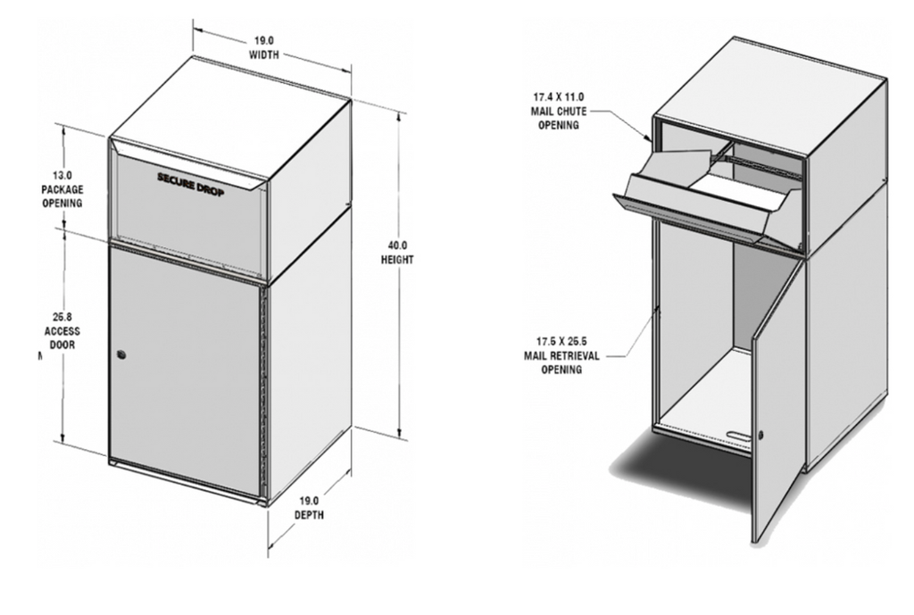 Large Package Dropbox Dimensions