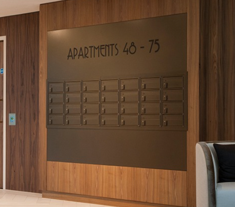 Fire Rated Through the Wall Letter Dropbox with Rear Access