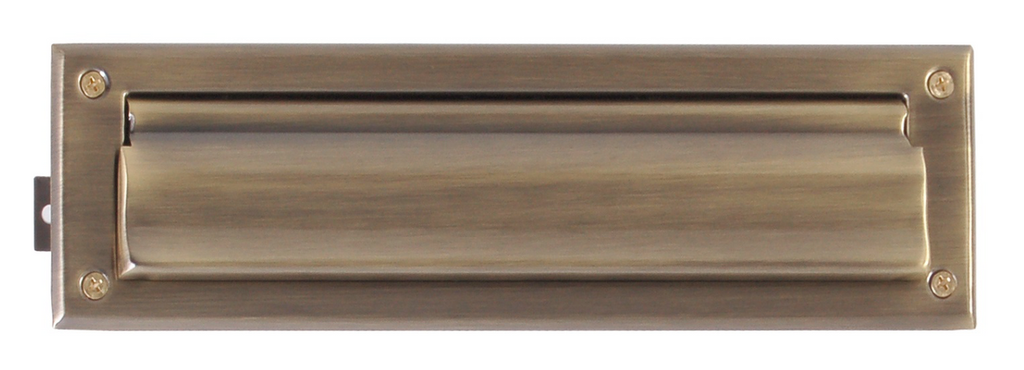 Brass Vertical Door Mail Slot