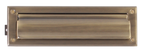 Brass Vertical Door Mail Slot