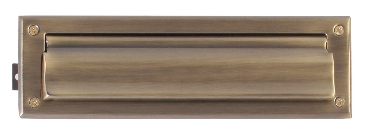 Brass Vertical Door Mail Slot