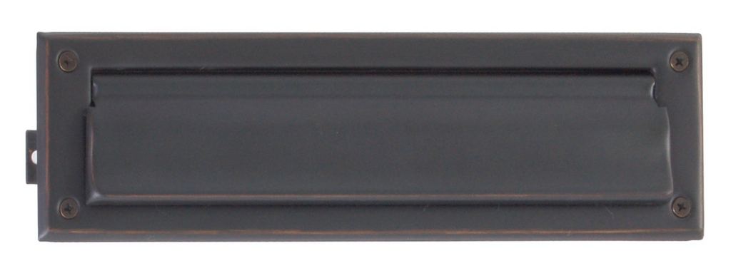 Brass Vertical Door Mail Slot