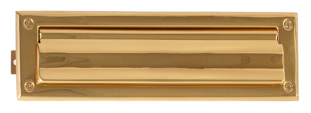 Brass Vertical Door Mail Slot