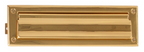 Brass Vertical Door Mail Slot