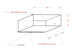 Mail Drop Slot Sleeve extension dimensions