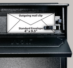 Wall Mounted Locking Mailbox outgoing mail