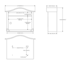 Lunada Locking Wall Mailbox
