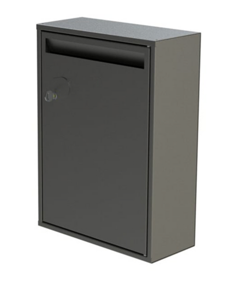 Fire rated payment wall mounted locking dropbox