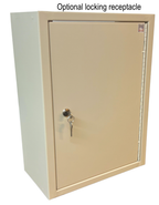 Through Wall Invoice Drop Slot with Rain Guard, Extension & Receptacle (TARGET)