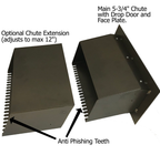 Through Wall Invoice Drop Slot with Rain Guard, Extension & Receptacle (TARGET)