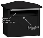 Residential Wall Mounted Locking Mailbox