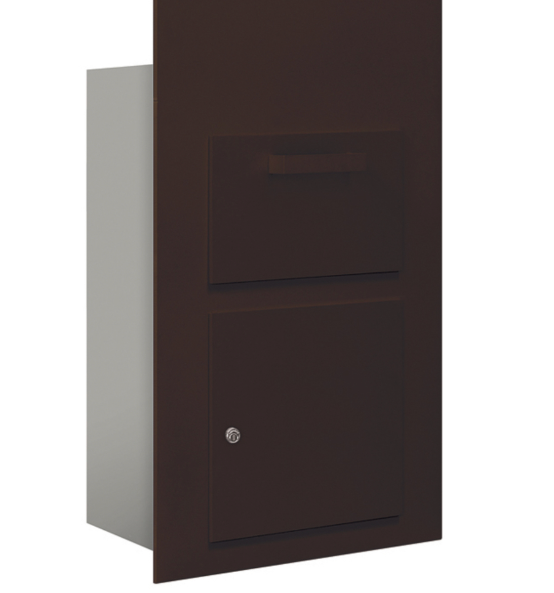 Bronze in the wall drop box