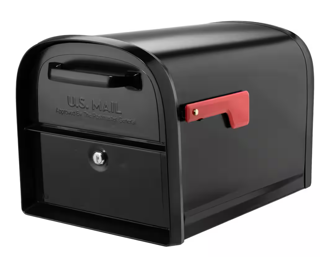 Traditional Locking Mailbox Front and Rear Access