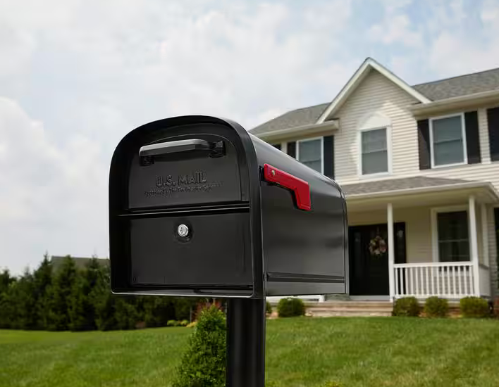Traditional Locking Mailbox Front and Rear Access | Locking
