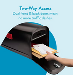 Traditional Locking Mailbox Front and Rear Access