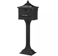 Victorian Locking Mailbox with Surface Mount Post