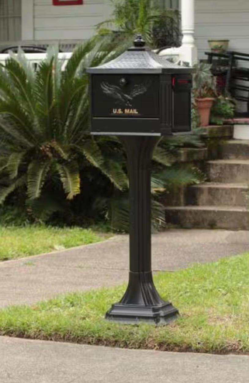 Victorian Locking Mailbox  Street View