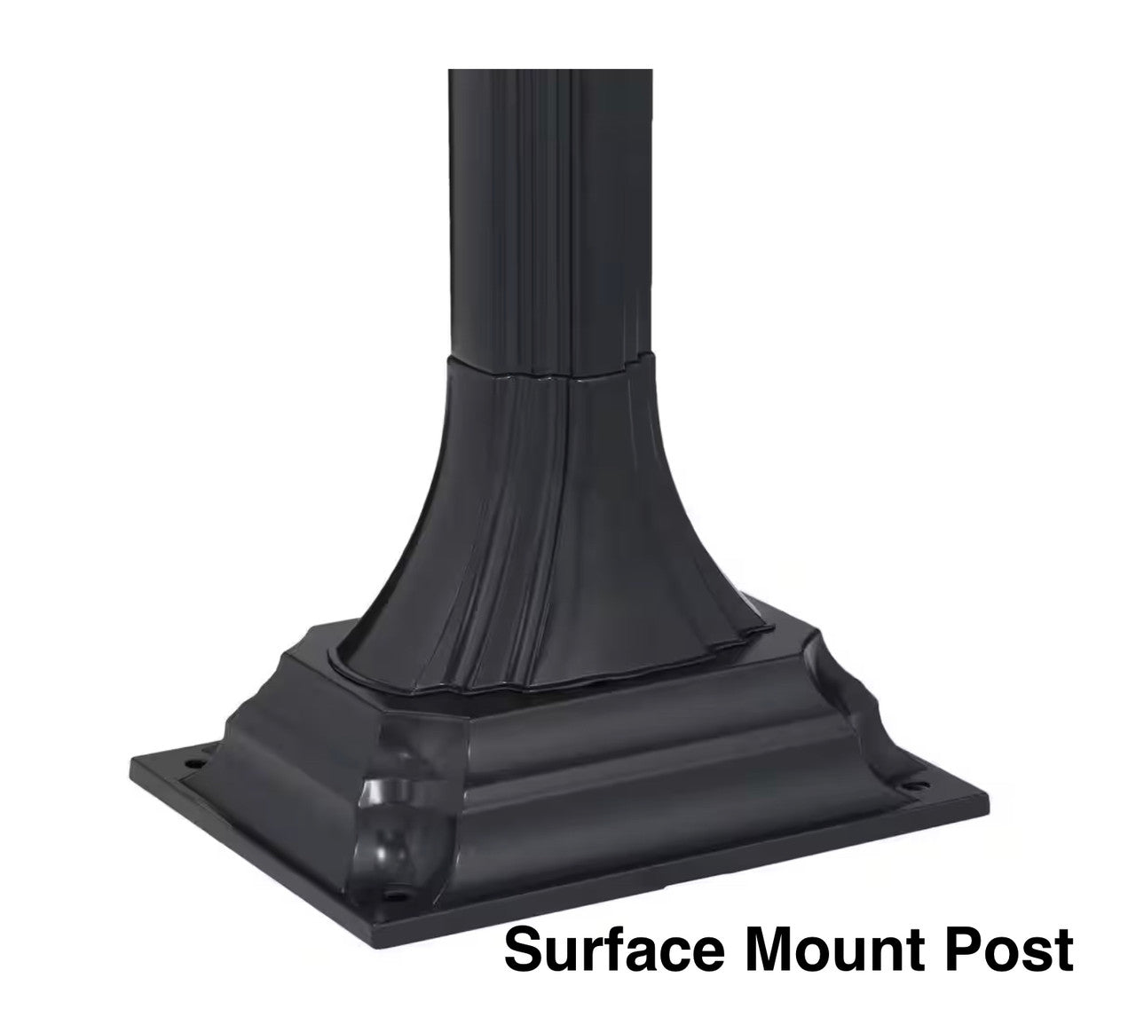 Victorian Locking Mailbox  Surface Mount Post