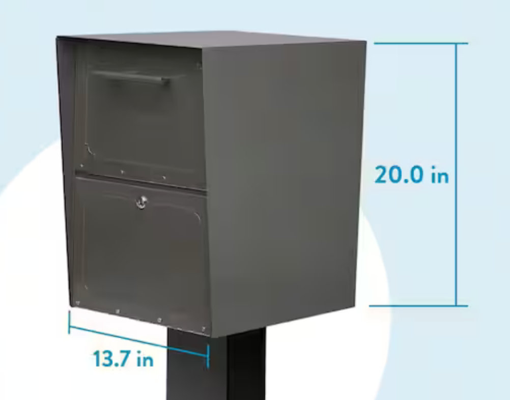 Secure Locking Payment Dropbox Dimensions