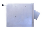 Large Through the Wall Stainless Steel Outdoor Book Drop reverse side view