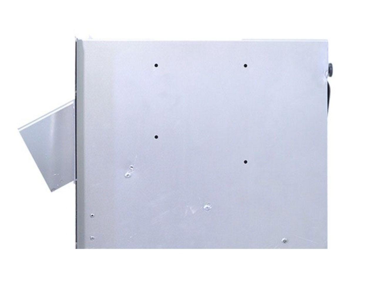 Large Through the Wall Stainless Steel Outdoor Book Drop side view