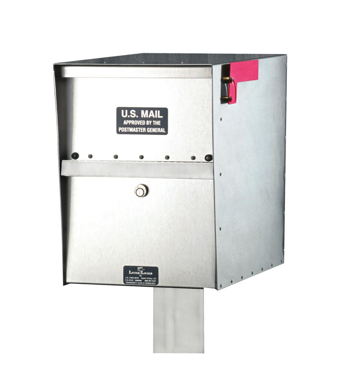 Stainless Steel Lockable Mailbox - Curbside Locking Mailboxes | Locking ...