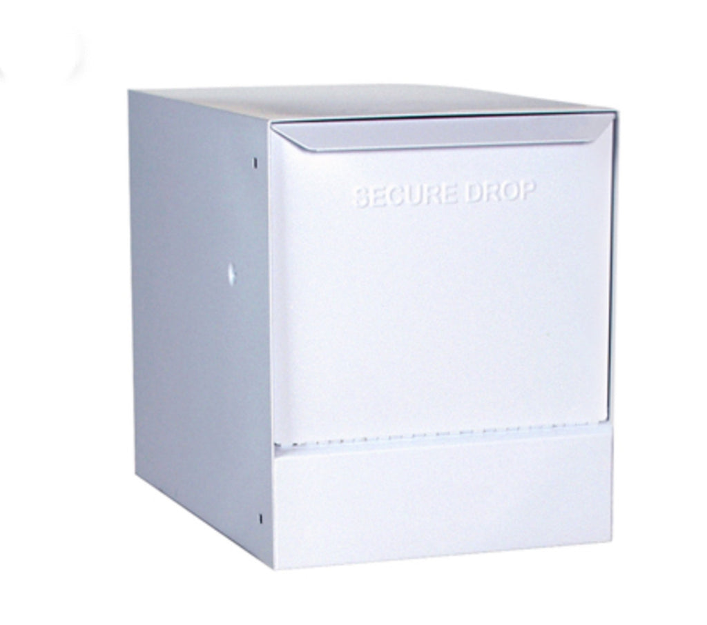 Through Wall Package Drop white