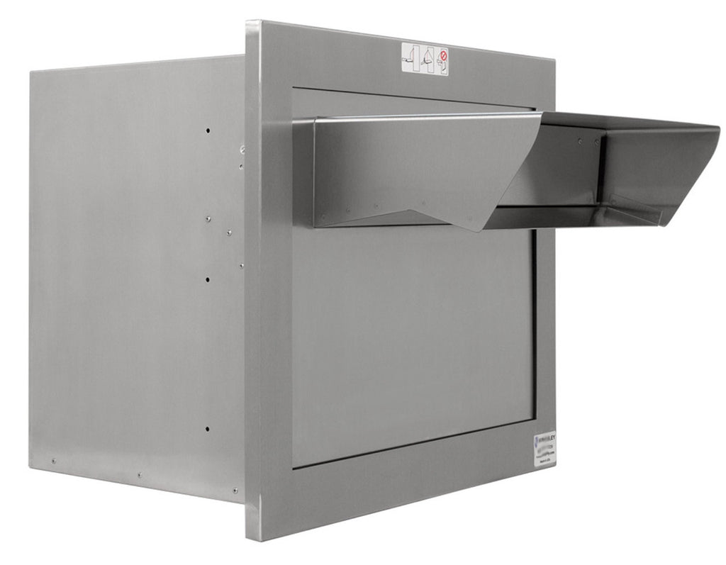 Stainless Steel Through the Wall Drop Box