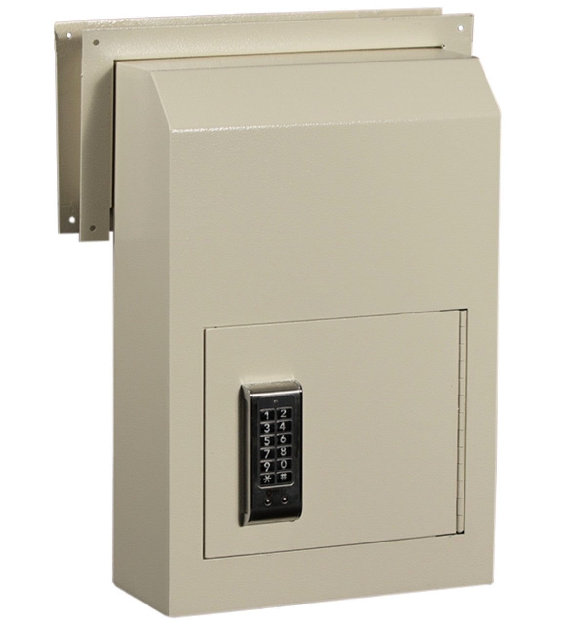rear view showing keypad lock