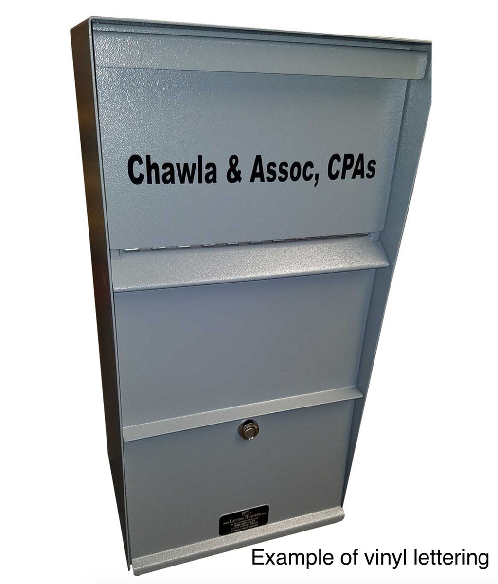 Extra Large Wall Mount w/ vinyl lettering