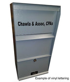 Extra Large Wall Mount w/ vinyl lettering