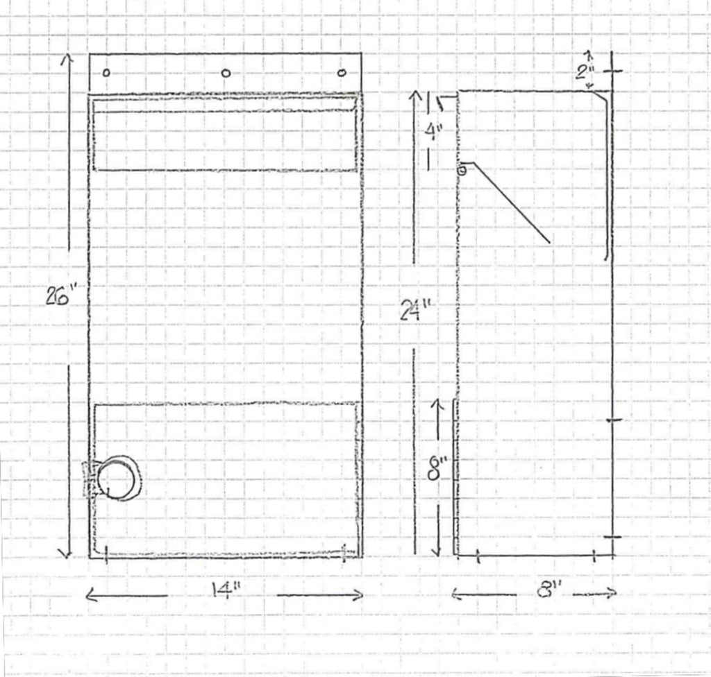 Large High Security Payment Drop Box Wall Mounted